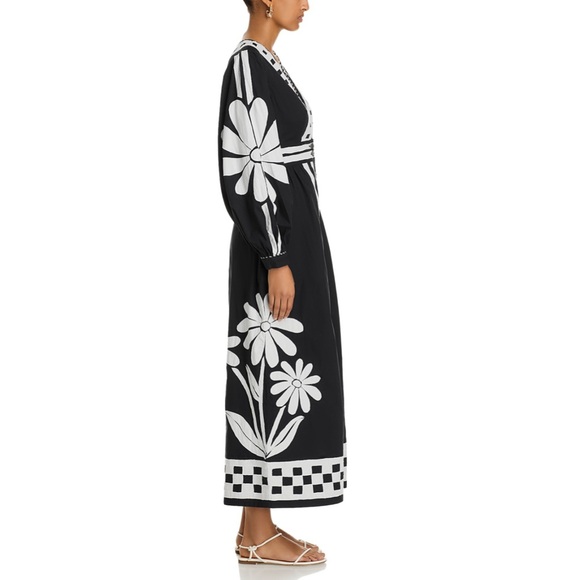 FARM Rio Black and White Maxi Dress - Picture 5 of 11